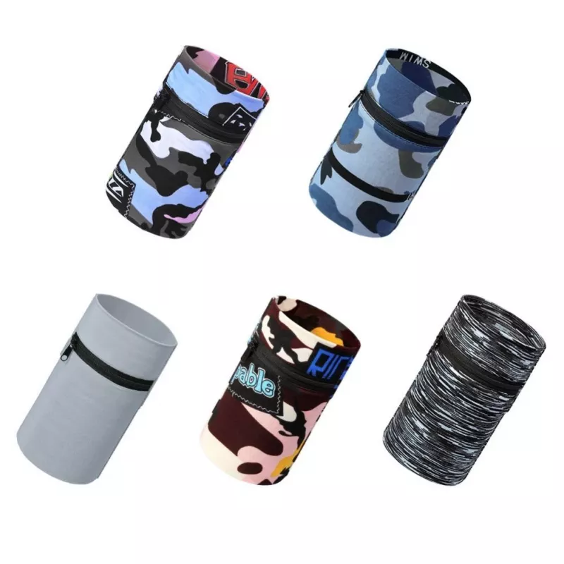 Bracciale in tessuto Hurtel per corsa e fitness, Camo Blue