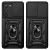 Hurtel Hybrid Armor Camshield Case per Samsung Galaxy A14 - blu