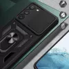 Hurtel Hybrid Armor Camshield Case per Samsung Galaxy A14 - blu