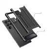 Hurtel Hybrid Armor case per Apple iPhone 15 Pro - nero