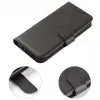 Hurtel Magnet Case Custodia elegante con patta e funzione stand per OnePlus Nord N200 5G nero