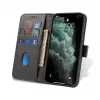 Hurtel Magnet Case Custodia elegante con patta e funzione stand per OnePlus Nord N200 5G nero
