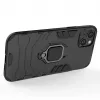 Hurtel Cover Ring Armor per iPhone 14 Plus, cover corazzata con supporto magnetico, anello, nera