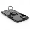 Hurtel Cover Ring Armor per iPhone 14 Plus, cover corazzata con supporto magnetico, anello, nera