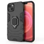 Hurtel Cover Ring Armor per iPhone 14 Plus, cover corazzata con supporto magnetico, anello, nera