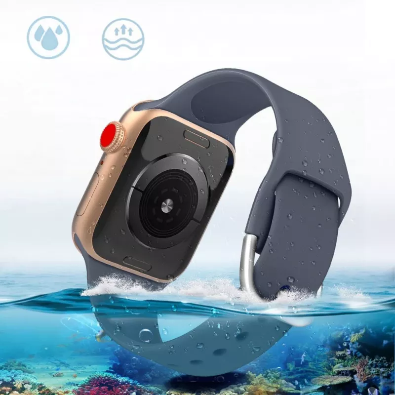 Hurtel Cinturino in silicone APS per Apple Watch 38/40/41mm cinturino da orologio - nero