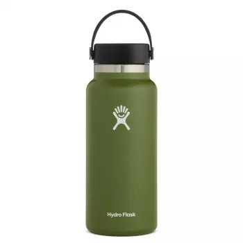 Borraccia Hydro Flask 946 ml Wide Mouth Flex Cap 32OZ Olive