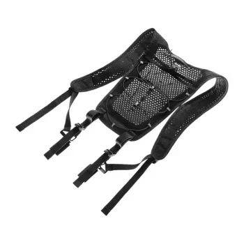 Hypershell AeroFlex tracolla – imbottitura ergonomica Air-Mesh, vestibilità universale, carico 20 kg, Stealth Black