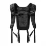 Hypershell AeroFlex tracolla – imbottitura ergonomica Air-Mesh, vestibilità universale, carico 20 kg, Stealth Black