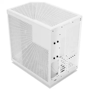 HYTE Y70 Touch case mid-tower, bianco, touchscreen LCD da 14,1 pollici, vetro temperato, E-ATX/ATX/mATX/Mini-ITX