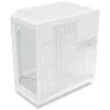 HYTE Y70 Touch case mid-tower, bianco, touchscreen LCD da 14,1 pollici, vetro temperato, E-ATX/ATX/mATX/Mini-ITX