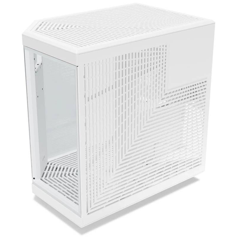 HYTE Y70 Touch case mid-tower, bianco, touchscreen LCD da 14,1 pollici, vetro temperato, E-ATX/ATX/mATX/Mini-ITX