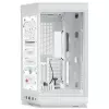 HYTE Y70 Touch case mid-tower, bianco, touchscreen LCD da 14,1 pollici, vetro temperato, E-ATX/ATX/mATX/Mini-ITX