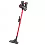 Hyundai VC609 Aspirapolvere 2-in-1 a bastone e portatile con filo, 600 W, HEPA, senza sacchetto, 0,5 l, nero/rosso