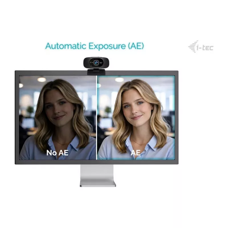 I-TEC Solomon 200 webcam business Full HD 1080p con doppio microfono e sportellino privacy