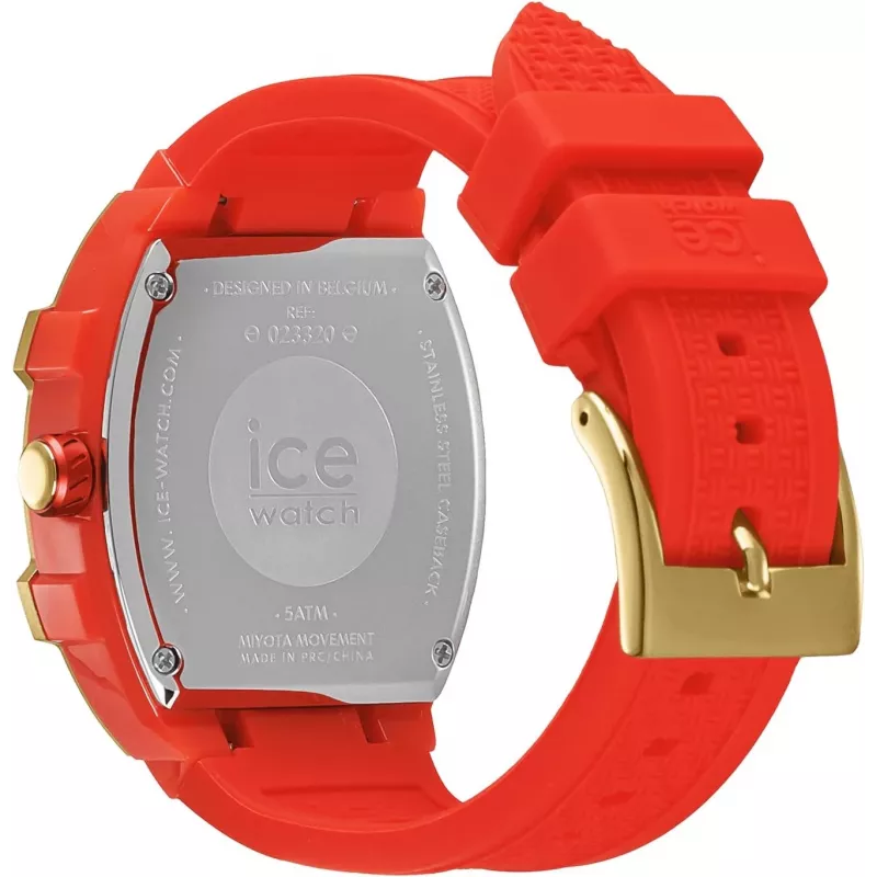 ICE orologio da donna 23320 (36mm) – cinturino in silicone rosa, analogico al quarzo