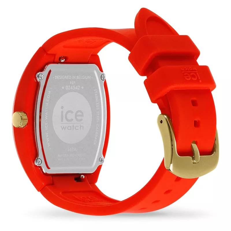 ICE orologio da donna 24542 (45mm) – cinturino in silicone bianco, movimento al quarzo