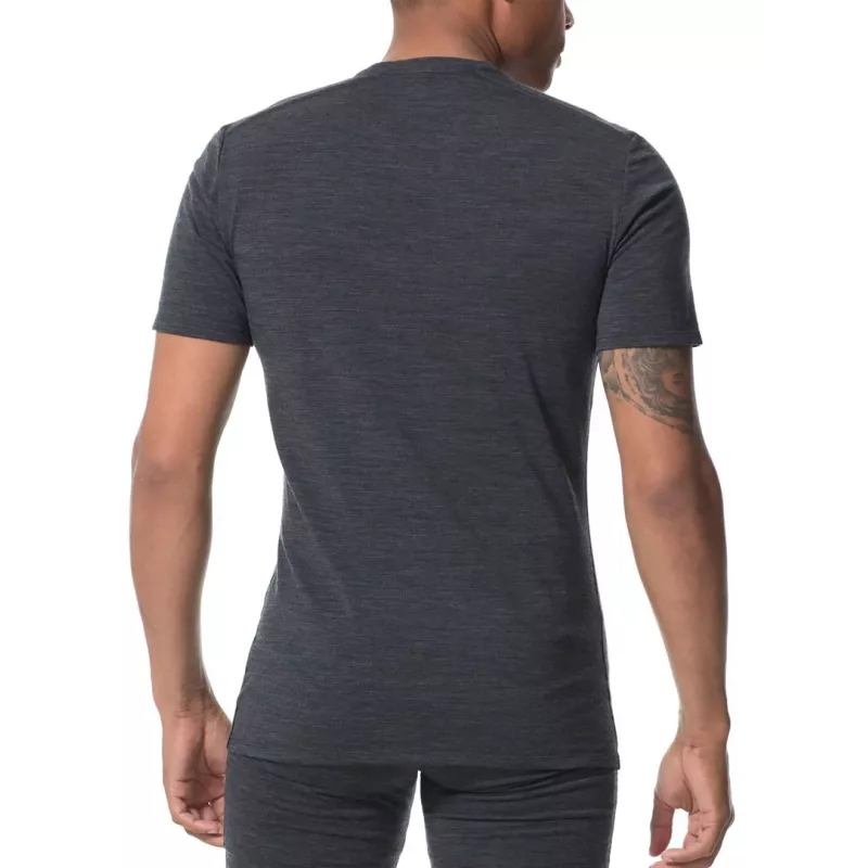 Icebreaker Anatomica S/S Crewe maglietta intimo tecnico - Black/Monsoon - taglia M