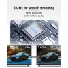 Icy Box IB-WL101 Kit extender HDMI wireless - trasmettitore e ricevitore USB-C a HDMI, Full HD 1080p, portata 30m, Nero