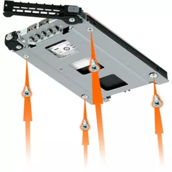 ICY DOCK ToughArmor MB998TK-B vassoio aggiuntivo con serratura a chiave per serie ToughArmor MB516/MB606/MB924/MB998