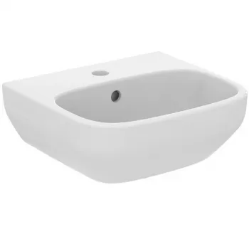 Ideal Standard i.life B lavabo a parete 40cm bianco lucido 1 foro rubinetto