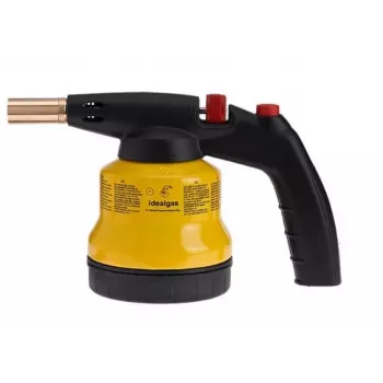 IDEALGAS cannello per saldatura con accensione piezoelettrica, corpo in metallo, 1,9 kW