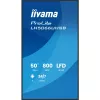 IIYAMA LH5066UHSB-B1AG display digital signage 50 pollici 4K UHD IPS con Android, 2x HDMI, USB-C, 500 cd/m²