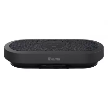IIYAMA WP-MEET03M trasmettitore wireless per presentazioni con array di 8 microfoni, 4K UHD, USB-C, nero