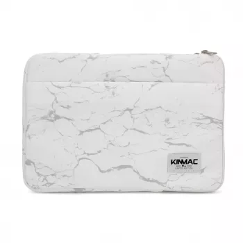 iLike Borsa per laptop in tessuto 15-16 pollici bianco marmo