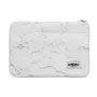 iLike Borsa per laptop in tessuto 15-16 pollici bianco marmo