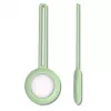 iLike AirTag Custodia in silicone con anello portachiavi verde