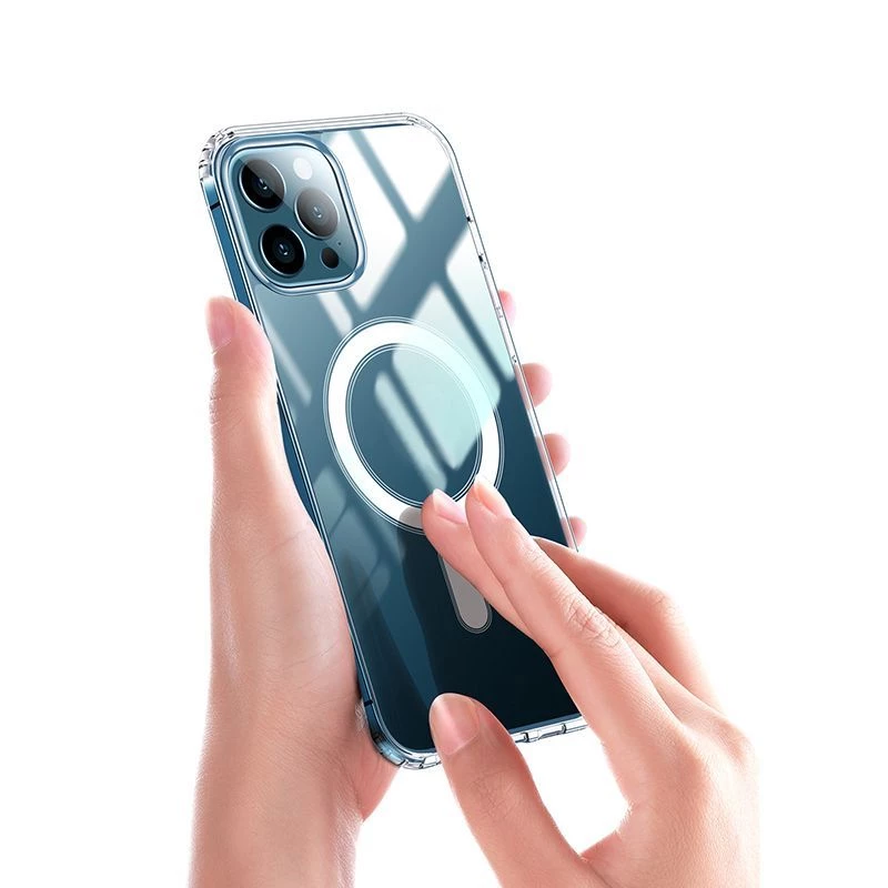 iLike Anti Shock 1,5 mm Mag Case per Samsung Galaxy A17 4G / A17 5G trasparente Big Hole