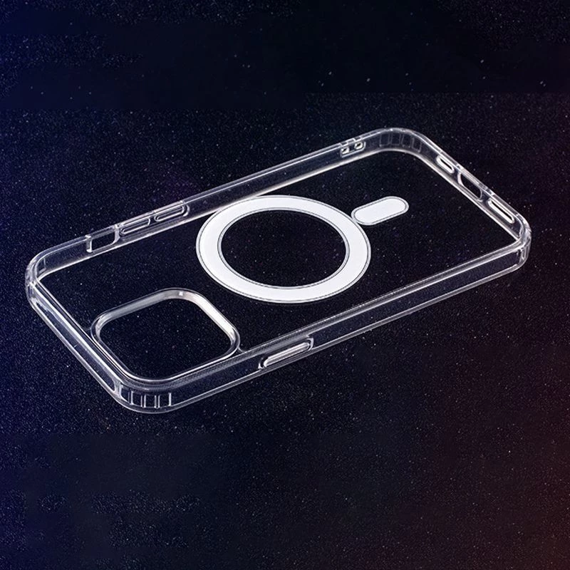 iLike Anti Shock 1,5 mm Mag Case per Samsung Galaxy A17 4G / A17 5G trasparente Big Hole