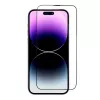 iLike Apple Vetro temperato 5D Full Glue per iPhone 13 / 13 Pro / 14 nero + applicatore