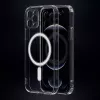 iLike Apple Case per iPhone 16 Pro Clear Mag Cover (STR) compatibile con MagSafe trasparente