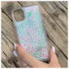 iLike custodia in silicone Water Glitter rosa per Apple iPhone 11