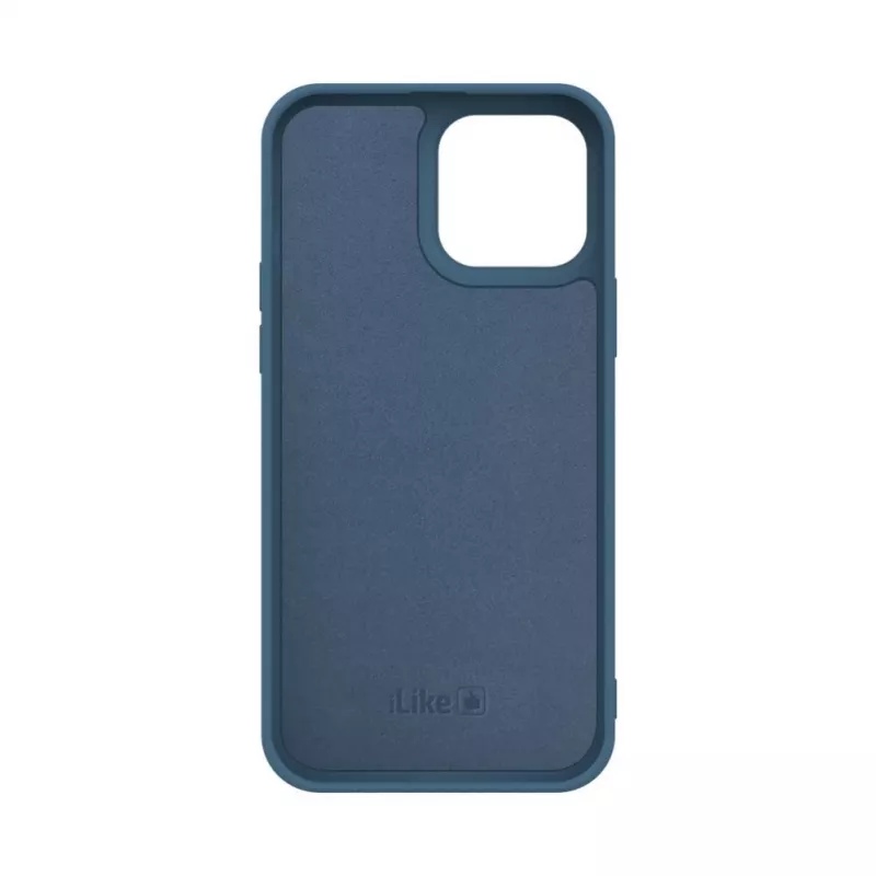 iLike Apple iPhone 13 Pro Max Custodia in silicone nano blu notte