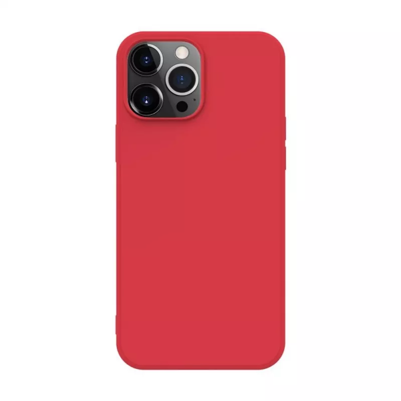 iLike Apple iPhone 13 Pro Max Custodia in silicone nano rossa