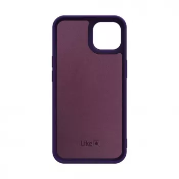 iLike Apple iPhone 14 Custodia in silicone nano viola profondo