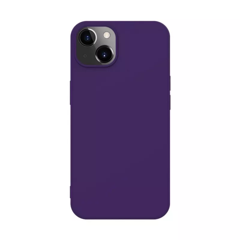 iLike Apple iPhone 14 Custodia in silicone nano viola profondo
