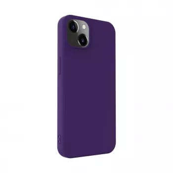 iLike Apple iPhone 14 Custodia in silicone nano viola profondo