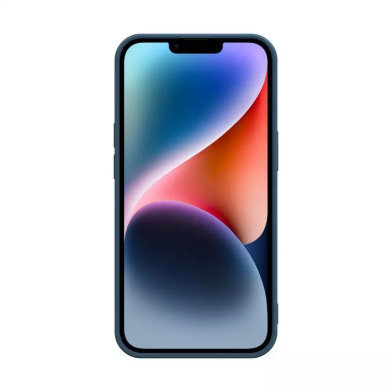 iLike Apple iPhone 14 Custodia in silicone nano Midnight Blue