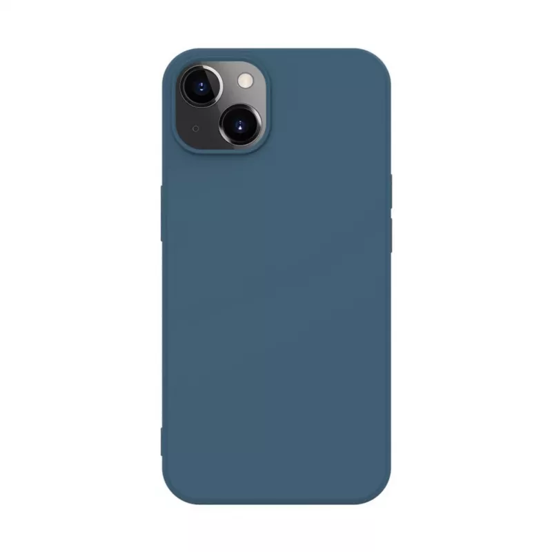 iLike Apple iPhone 14 Custodia in silicone nano Midnight Blue