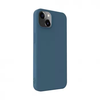 iLike Apple iPhone 14 Custodia in silicone nano Midnight Blue