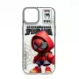 iLike Custodia in PC e silicone per Apple iPhone 14 Spider Sense bianco rosso