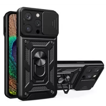 iLike Apple iPhone 14 Pro Max Armor Camshield Case nero