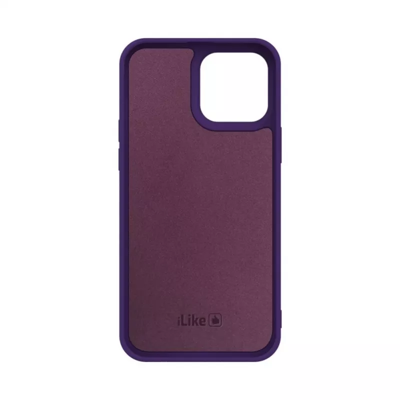 iLike Apple iPhone 14 Pro Max Custodia in silicone nano viola profondo