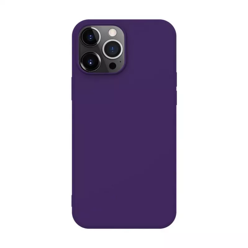 iLike Apple iPhone 14 Pro Max Custodia in silicone nano viola profondo