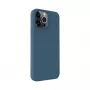 iLike Custodia in silicone Nano per Apple iPhone 14 Pro Max blu mezzanotte