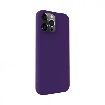 iLike Apple iPhone 14 Pro Custodia in silicone nano viola profondo